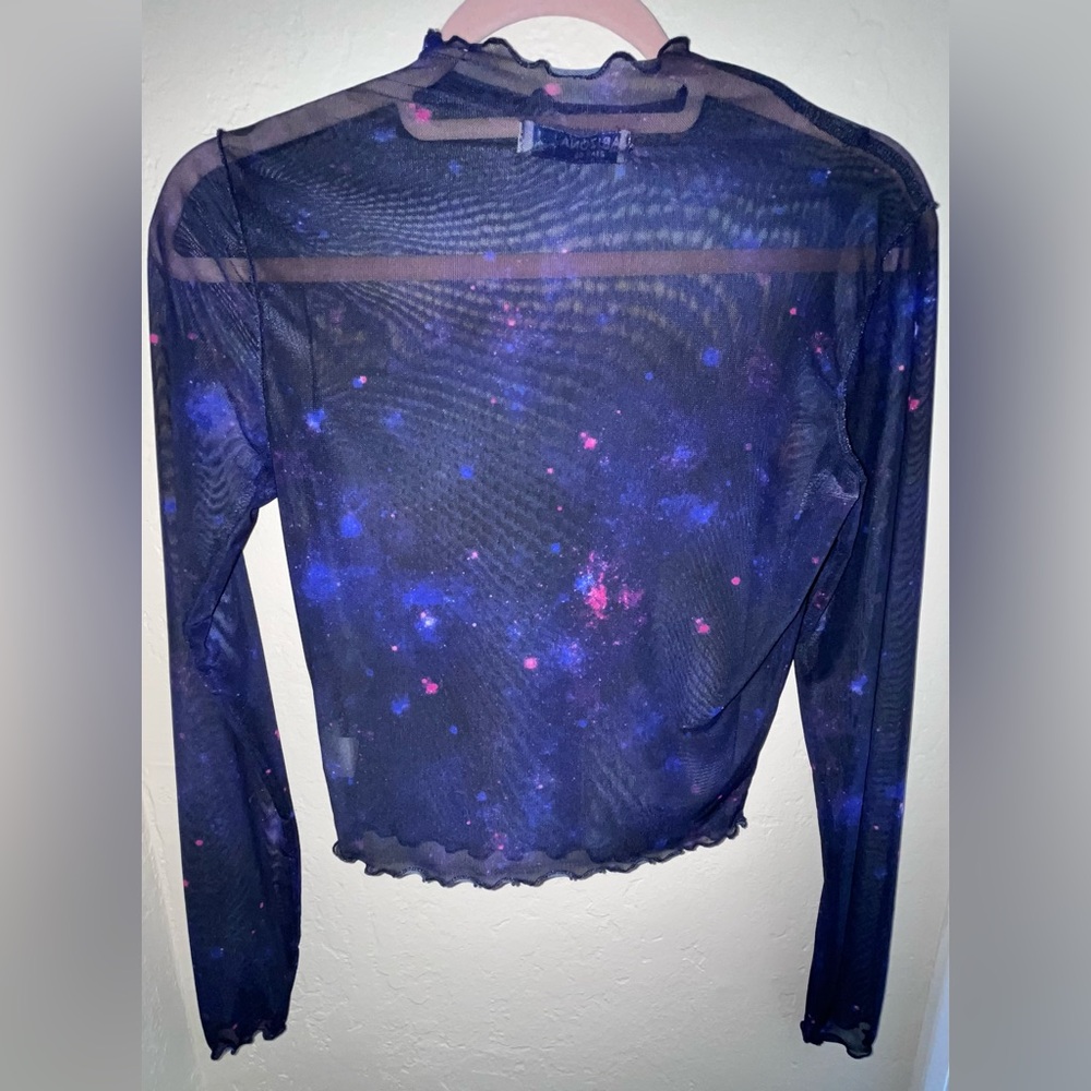 Arizona Jean Company Cosmic Sheer Blouse - Picture 2 of 6